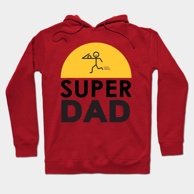 Super DAD - FATHER, DADDY, Holiday Fanny gifts Hoodie by sofiartmedia
